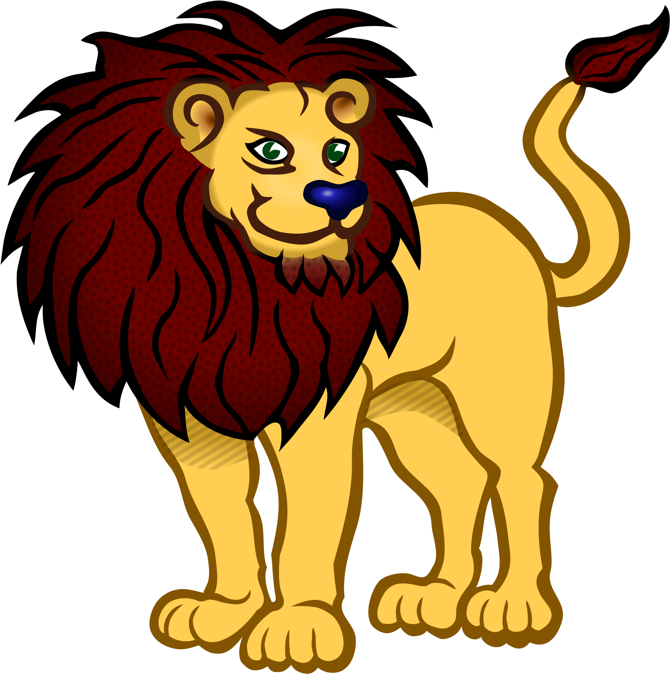 Clip Art Clip Art Of Lion - Object That Starts With Letter L - Png Download (2387x2400), Png Download