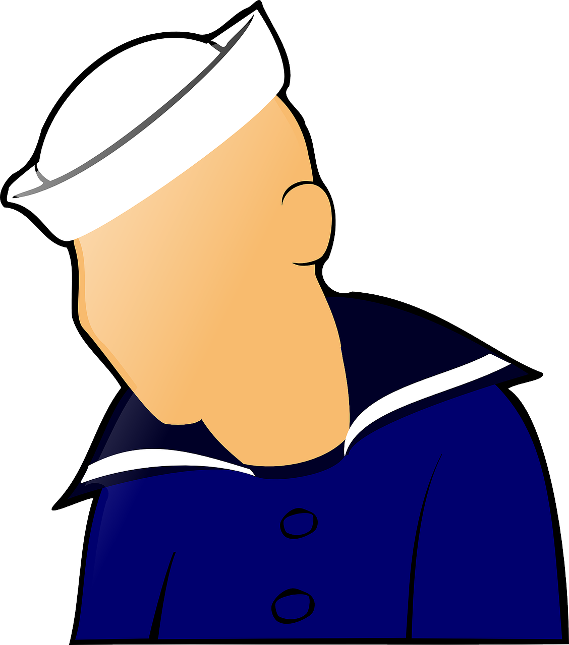 Clip Arts Related To - Sailor Clip Art - Png Download (528x599), Png Download