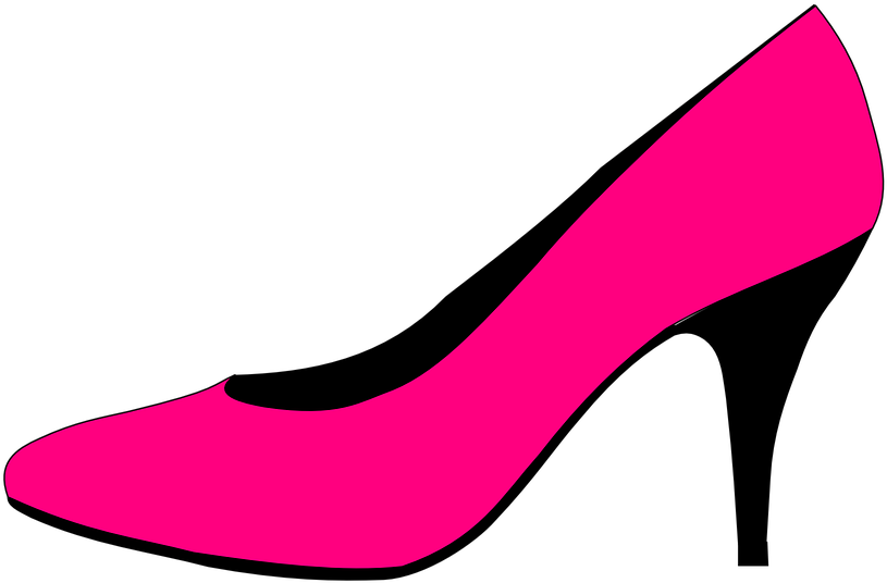 Heels Clipart Purple Sparkle - Salto Alto Rosa Desenho - Png Download (960x648), Png Download