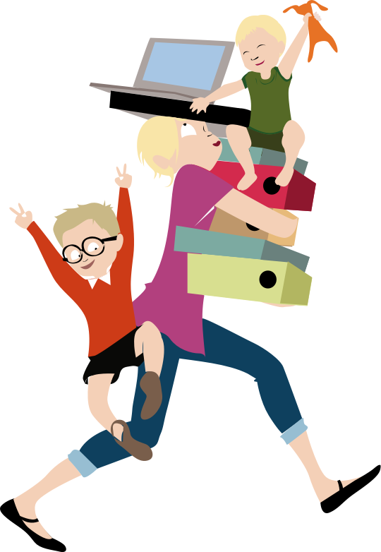 Mother Clipart (540x782), Png Download