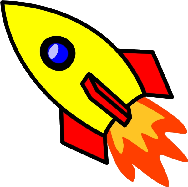 Rocket-dark Blue Window Clip Art - Clip Art Space Ship - Png Download (600x597), Png Download
