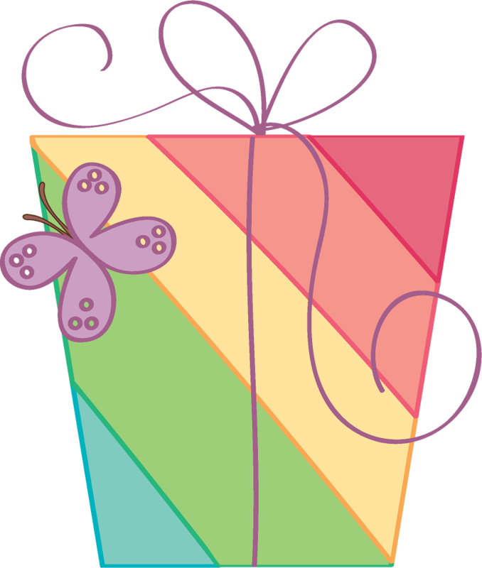 ○••°‿✿⁀presents‿✿⁀°••○ Birthday - Buhos De Cumpleaños En Png Clipart (678x800), Png Download