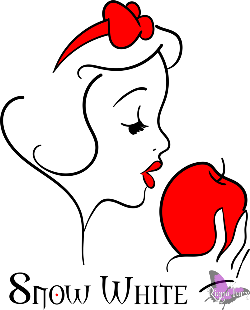 Glitter Clipart Snow - Clipart Snow White Apple - Png Download (803x995), Png Download