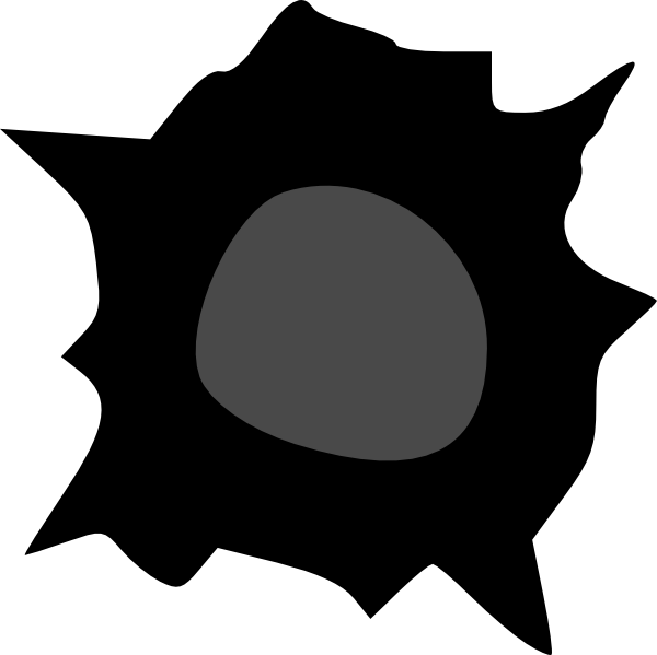 Bullet Holes Clipart (600x599), Png Download