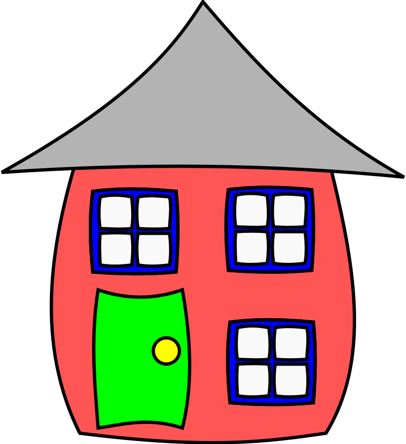 Door Cliparts - Free Clipart House - Png Download (585x640), Png Download