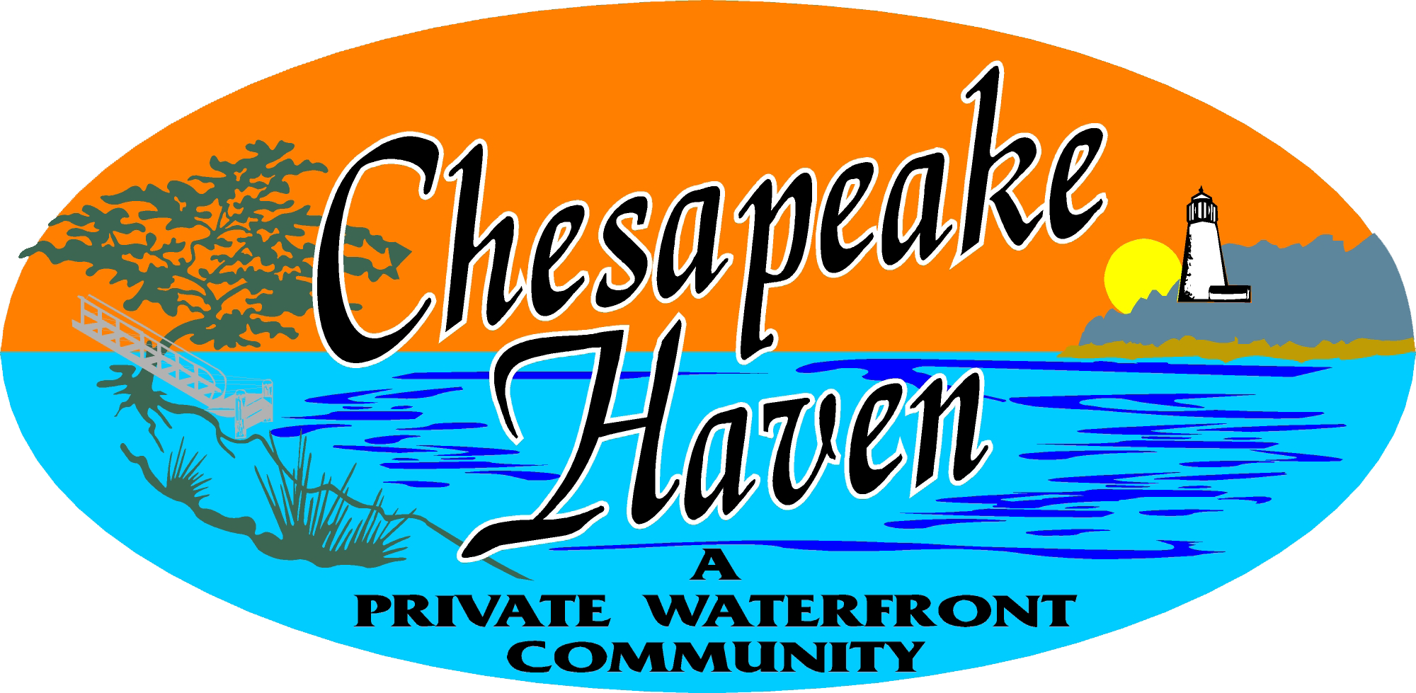 Chesapeake Haven - Maryland Clipart (2000x979), Png Download