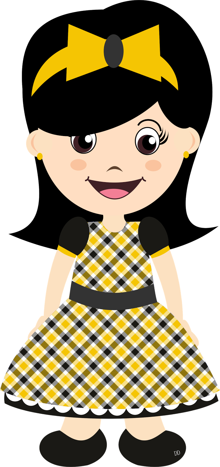 Mascotinha Caipira Para Baixar Paper Piecing And Clip - Menina Caipira Cute Png Transparent Png (755x1600), Png Download