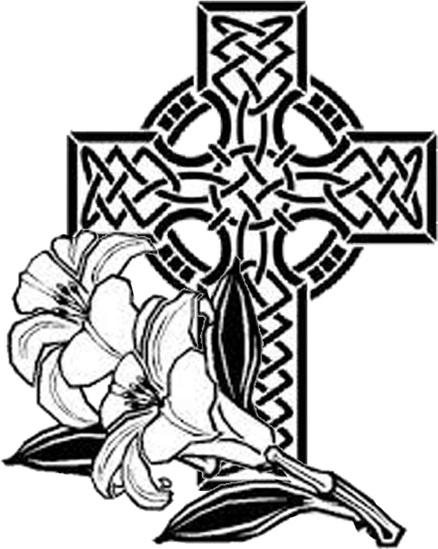 Easter Sunday April - Cross And Hearts Coloring Sheets Clipart (631x778), Png Download