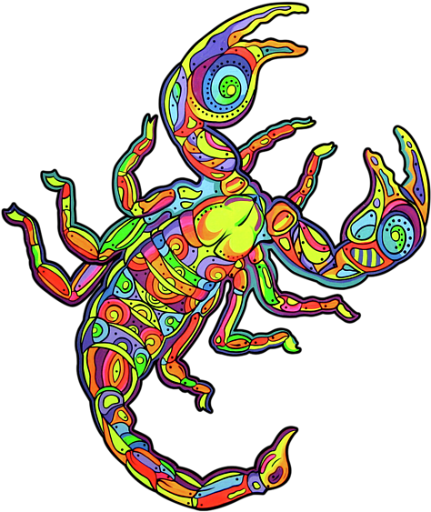 Bleed Area May Not Be Visible - Scorpio Clipart (600x600), Png Download