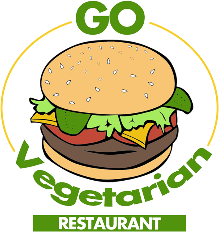 Go Vegetarian Delivery Lawrenceville - Hamburger Clip Art - Png Download (800x800), Png Download