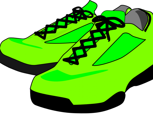 Running Shoes Clipart Jacket - Clipart Running Shoes Transparent Background - Png Download (640x480), Png Download