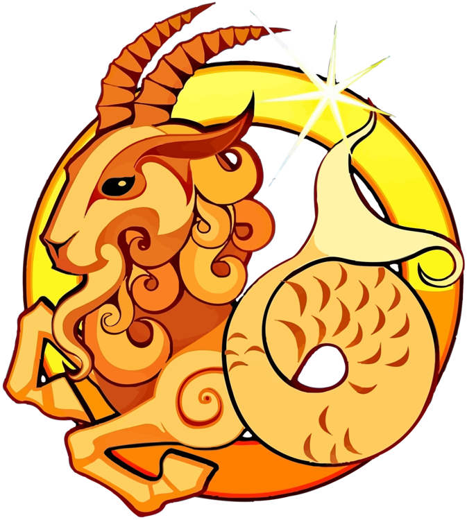 Capricorn Horoscope Zodiac Astrological Sign Astrology - Capricorn Zodiac Clip Art - Png Download (673x750), Png Download