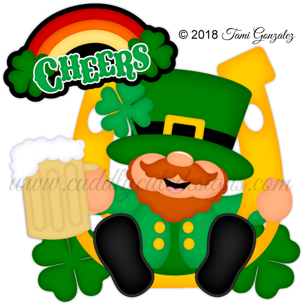 Cheers - Cheers - $5 - 00 $2 - 50 - St Patty Cuties - Cheers Clipart (590x594), Png Download