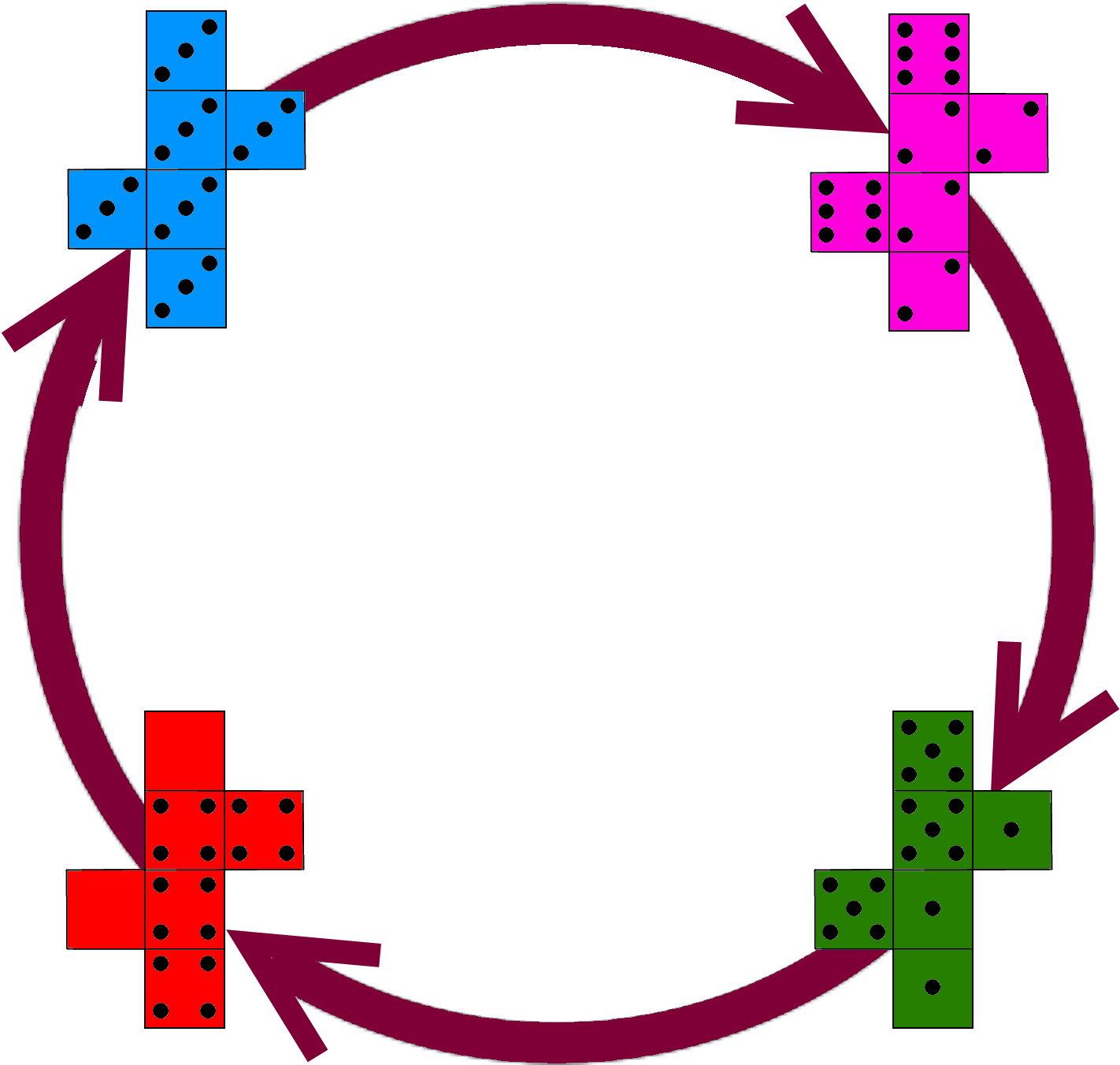 Efron Dice Clipart (2000x2000), Png Download