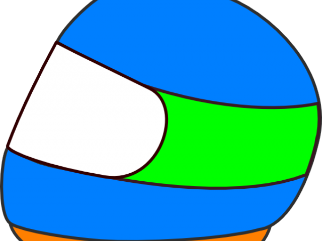 Helmet Clipart Race Car - Clip Art - Png Download (640x480), Png Download