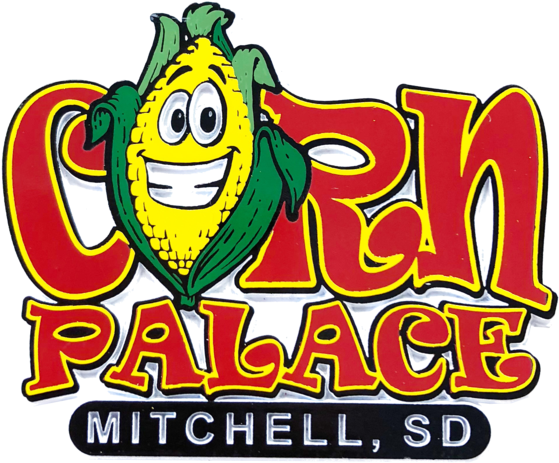 Corn Palace One Ear Magnet - Corn Palace Gift Shop Clipart (590x555), Png Download
