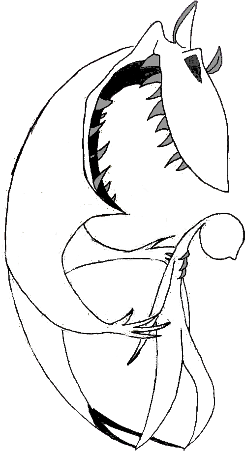 Thoughts Drawing Depression - Drawing Clipart (641x1133), Png Download