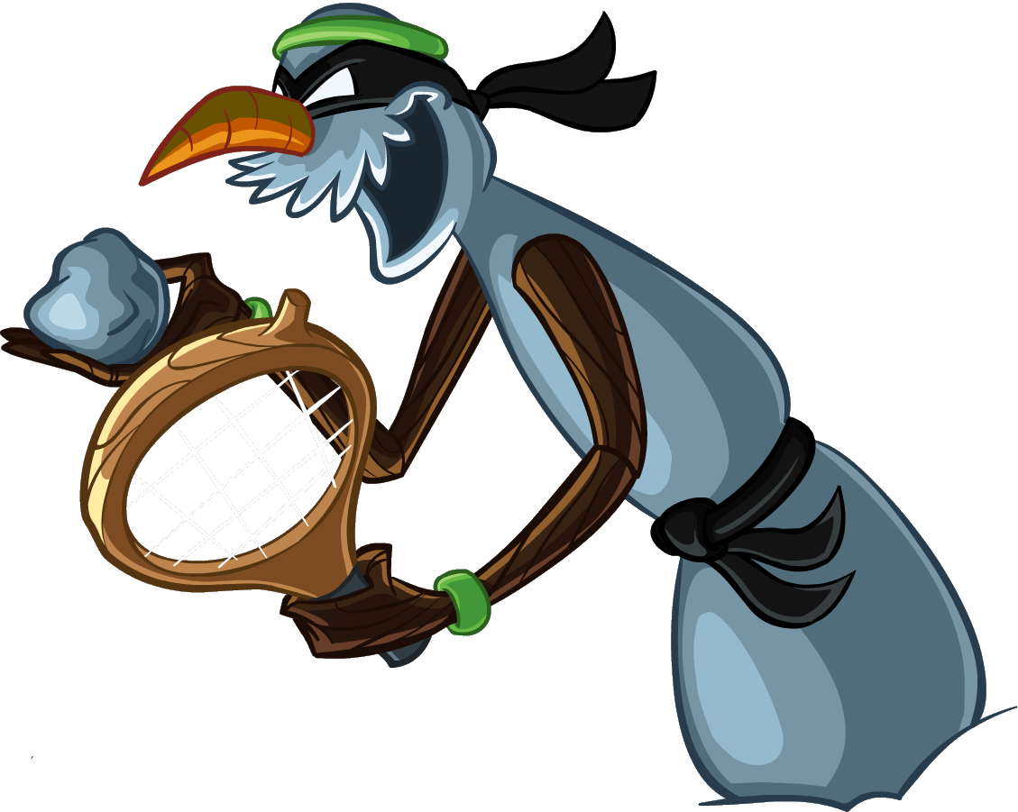 Penguins Clipart Villain - Club Penguin Snow Enemies - Png Download (1129x901), Png Download