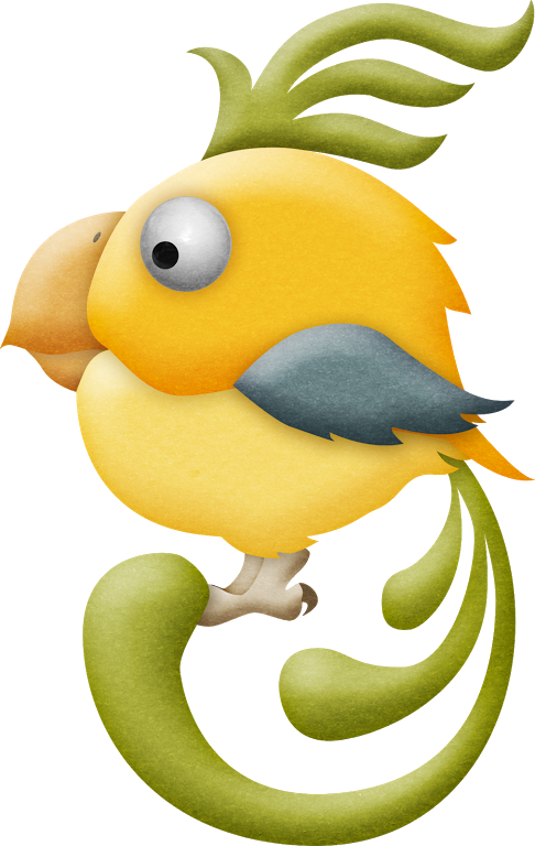 Archivo De Álbumes - Cartoon Попугай Transparent Png Clipart (486x768), Png Download