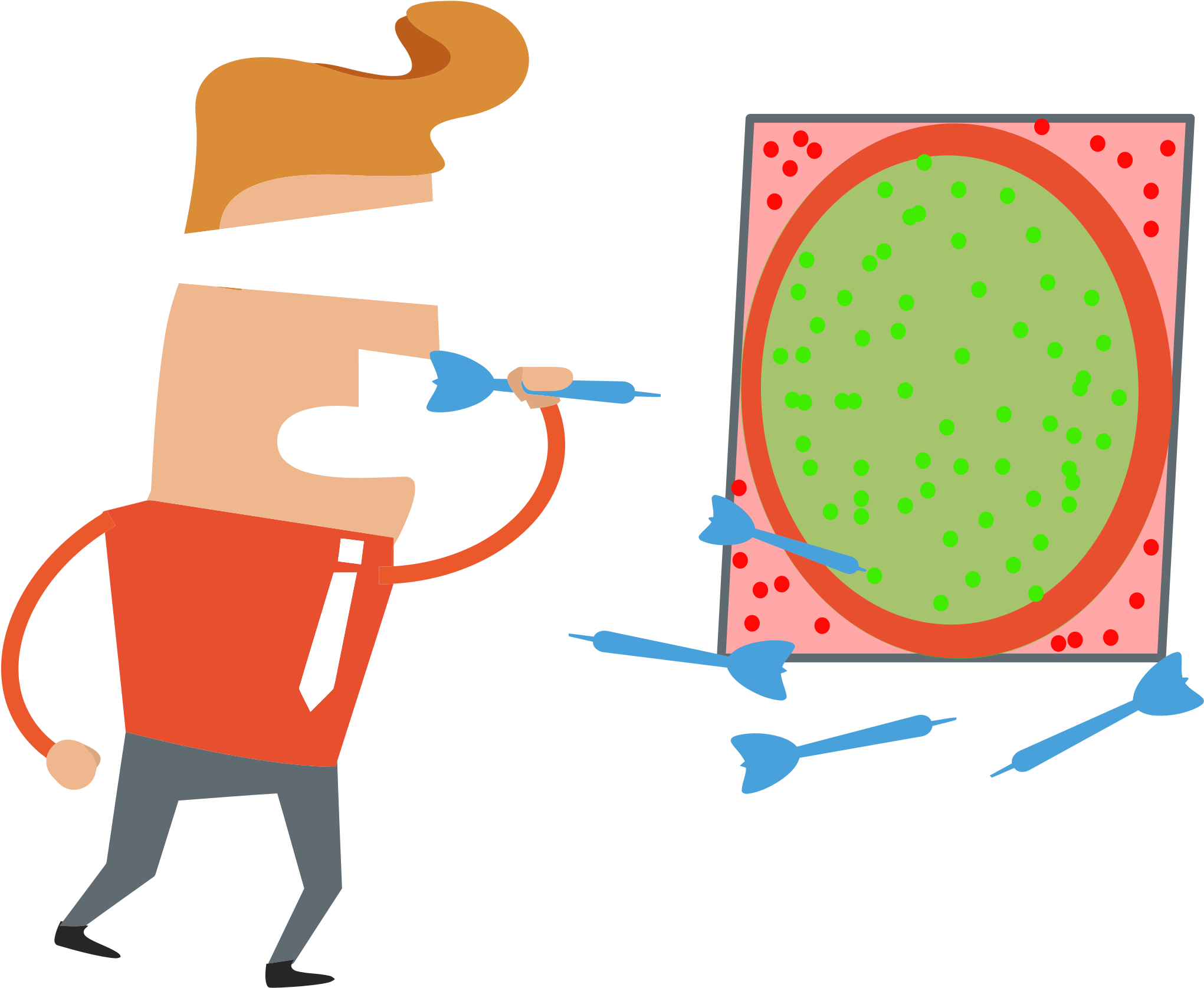 Blind Player Monte Carlo Pi Calculation Icons - Failure Clip Art - Png Download (2400x1800), Png Download