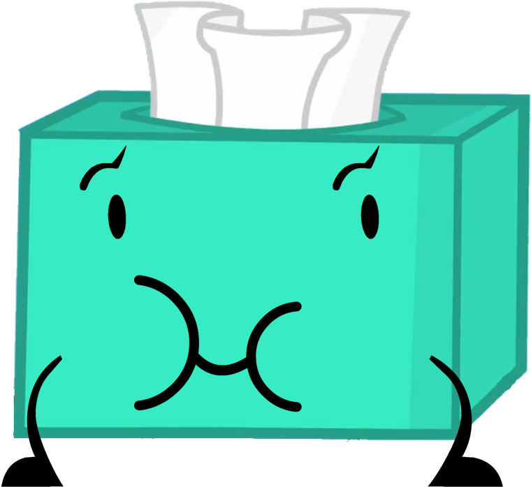Tissue Box- Like Spongy - Inanimate Insanity 2 Tissues Clipart (1062x928), Png Download