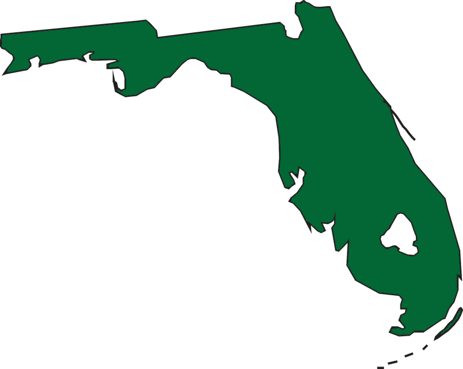 Florida Mental Health - Florida Shape Clipart (903x720), Png Download