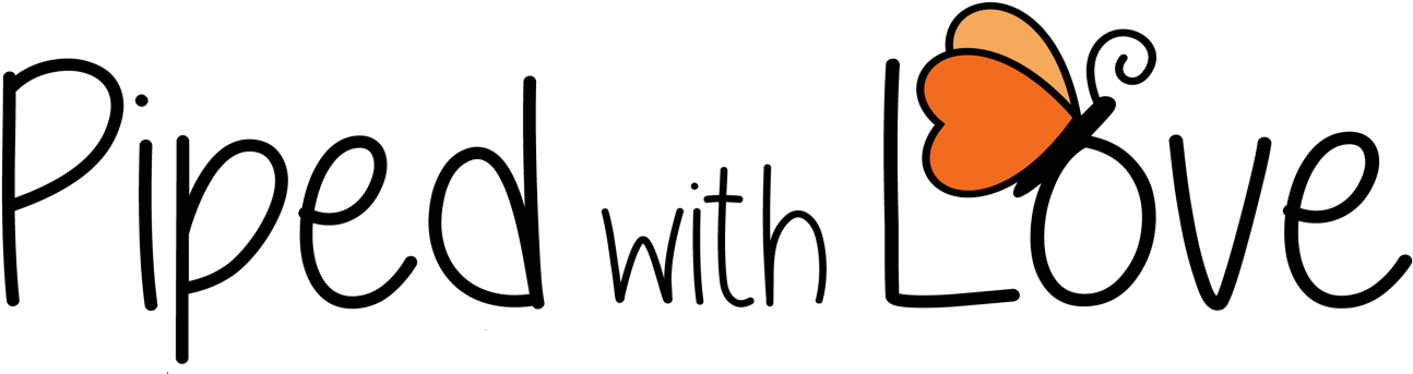 Piped With Love Clipart (1385x422), Png Download