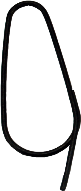 Hook, Metal, Label Hook, Black Clipart (640x640), Png Download