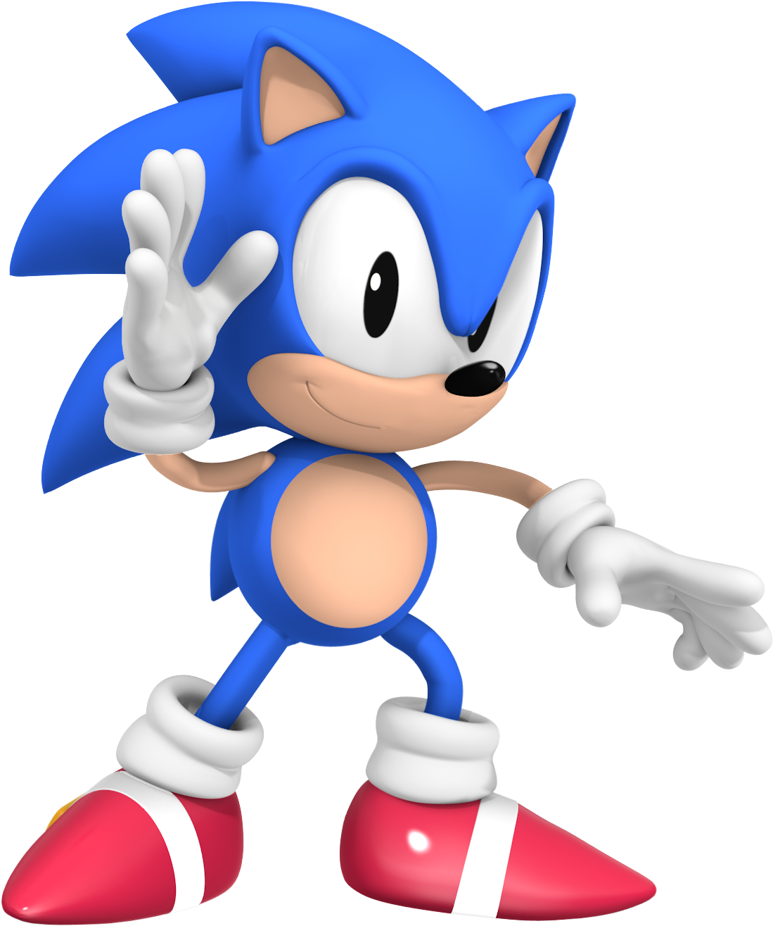 Classic Sonic Nibroc Rock Clipart (1500x1500), Png Download