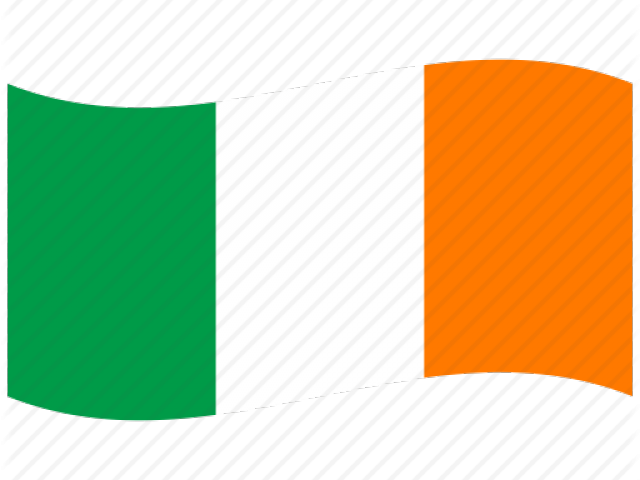 Irish Flag Waving Png Clipart (640x480), Png Download