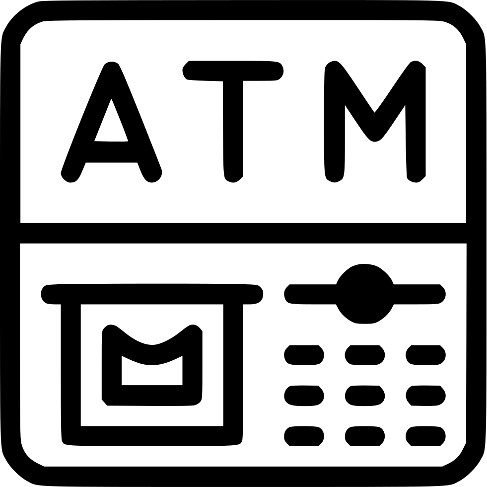 Atm Free Png - Clip Art Transparent Png (981x980), Png Download