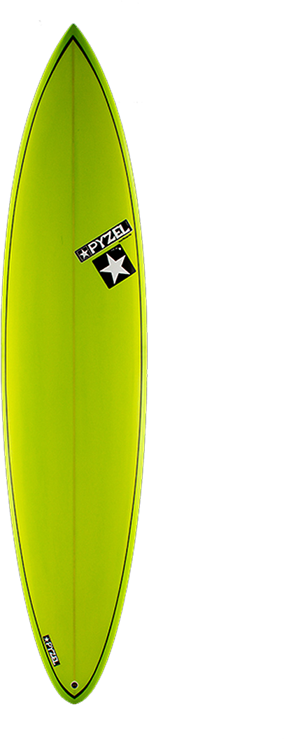 Pyzel Surfboards Padillac Guns - Surfboard 7 0 Gun Clipart (825x1100), Png Download