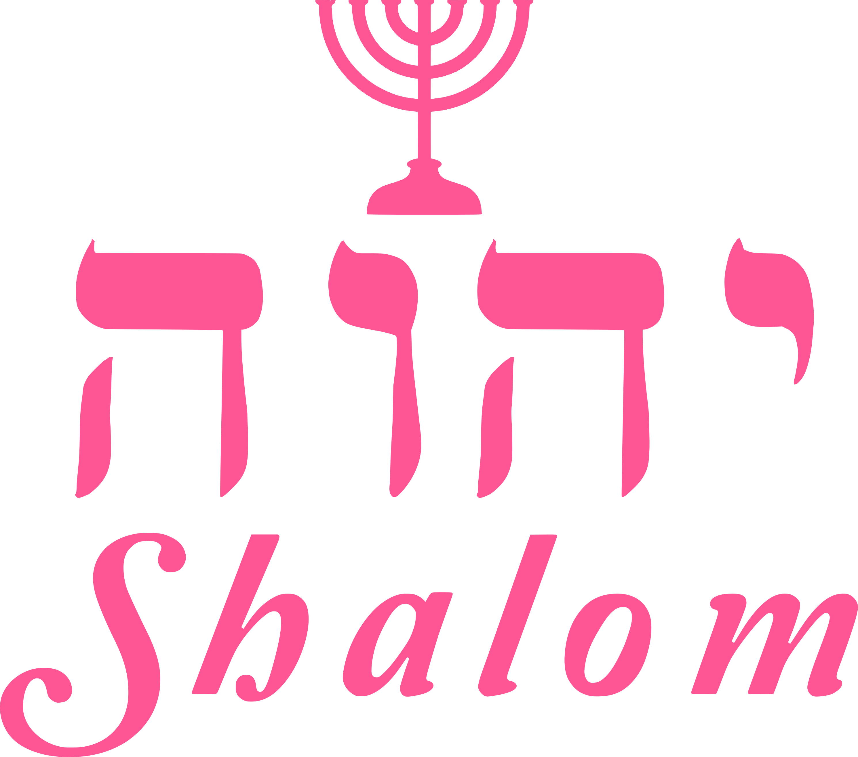 Yhvh Shalom Menorah Decal - Bakery Clipart (2981x2631), Png Download