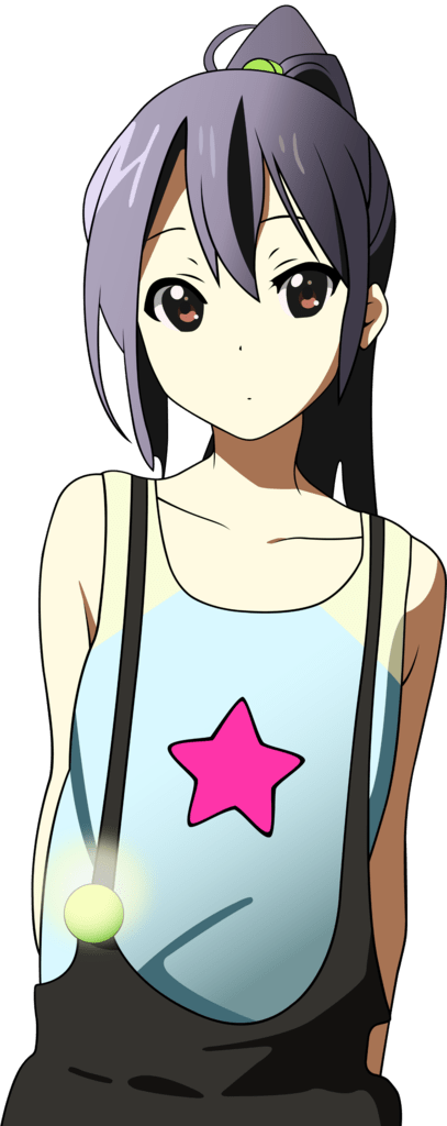 Azusa Nakano No Thank You Clipart (407x1024), Png Download
