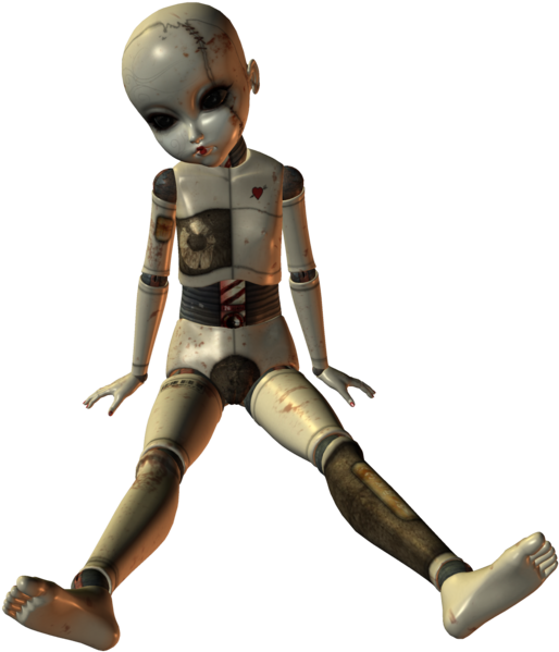 Dall Clipart Creepy Doll - Scary Pngs Transparent Png (600x612), Png Download