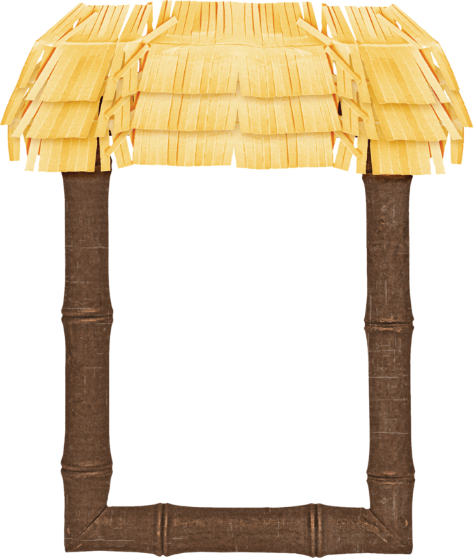 Freeuse Library Dtd Atb Tikiframe Png - Moldura De Palha Png Clipart (678x800), Png Download