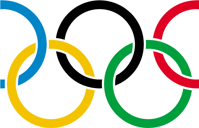 Picture Of Olympic Rings Fileolympic Ringssvg Wikipedia - Historical Dictionary Of The Olympic Movement By Bill Clipart (678x497), Png Download