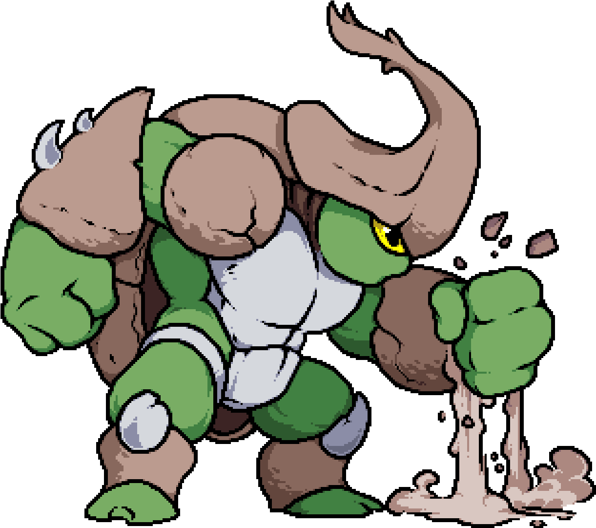 The Earth's Bastion - Rivals Of Aether Kragg Art Clipart (1400x1400), Png Download