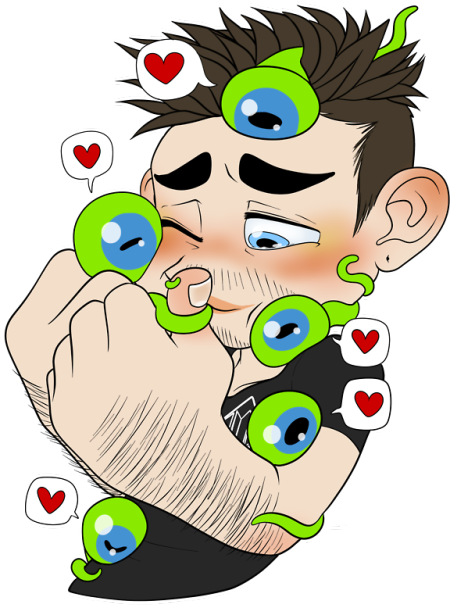 Egos And Their Corresponding Pet Companions - Cartoon Clipart (500x626), Png Download