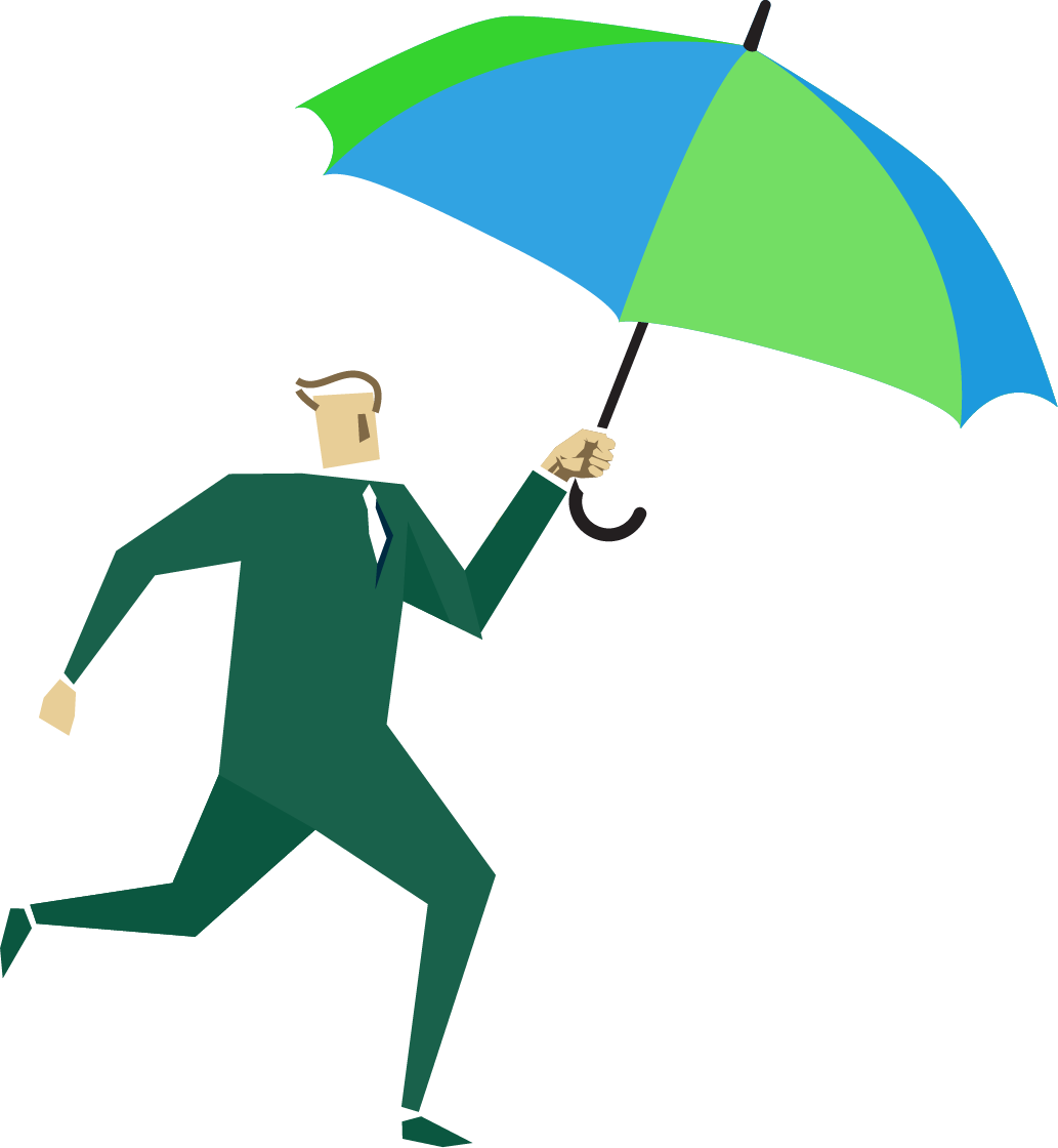 Through Discovery - Umbrella Clipart (1033x1120), Png Download