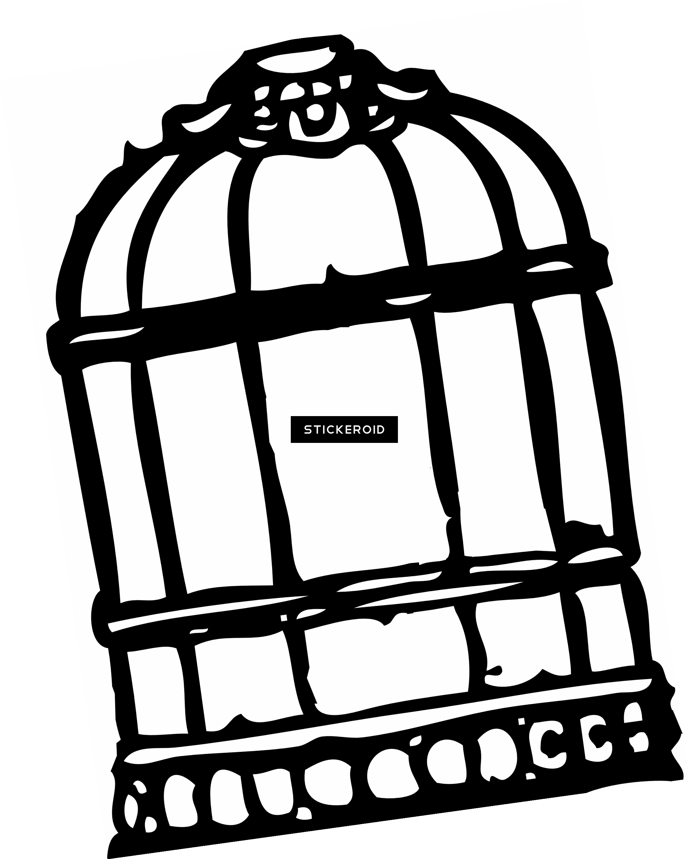 Cage Bird Objects - Bird Cage Clipart Transparent - Png Download (2315x2886), Png Download