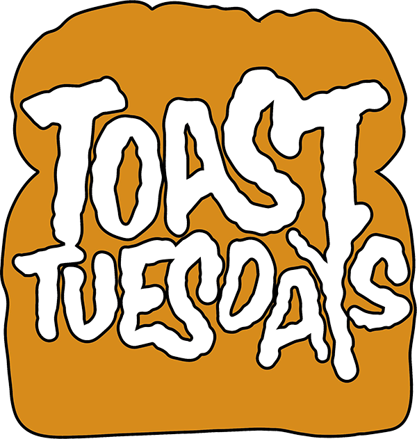 Toast Tuesdays Logo - Logo Clipart (600x631), Png Download