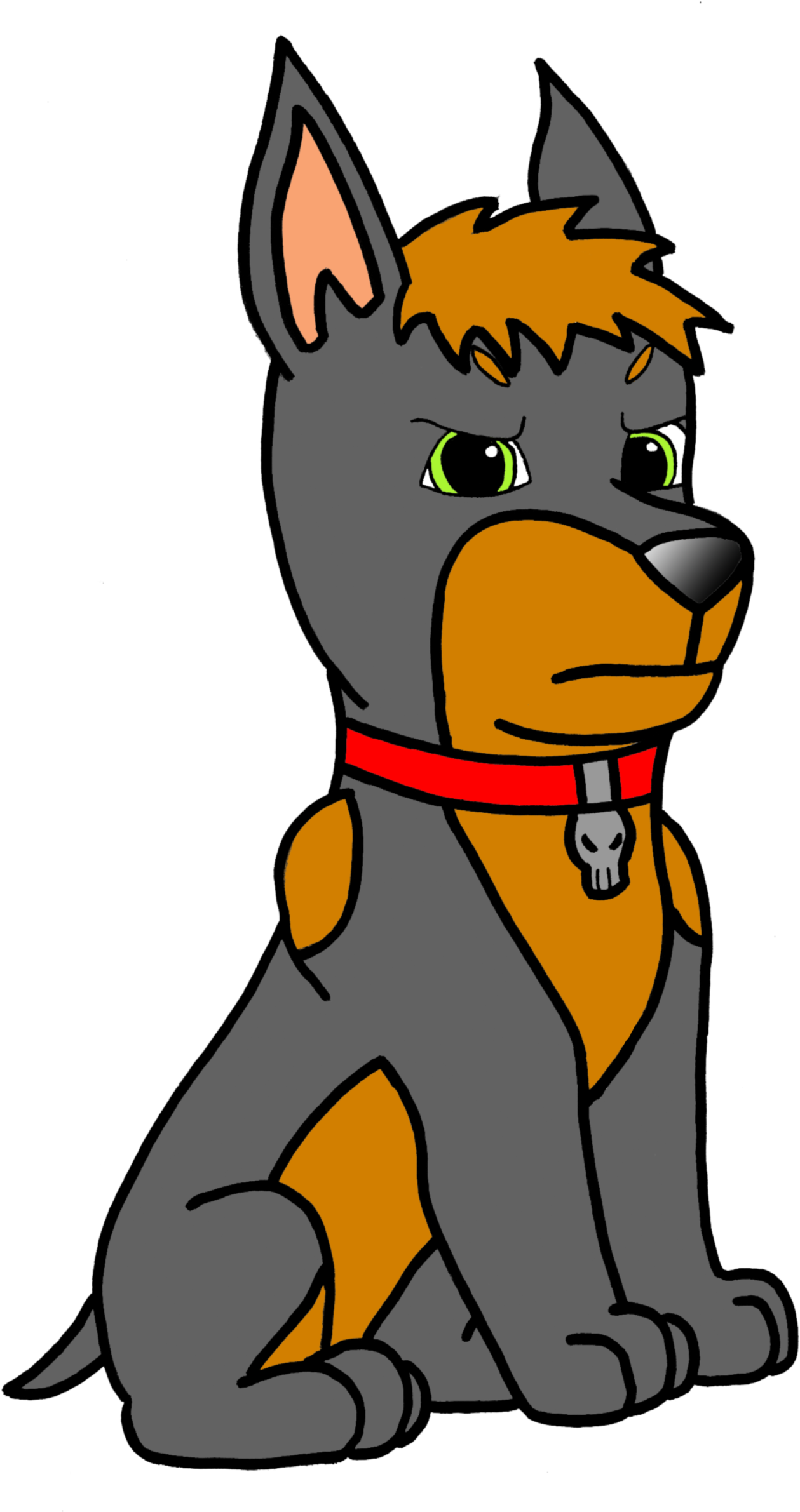 Ravage - Dog Clipart (1414x2404), Png Download