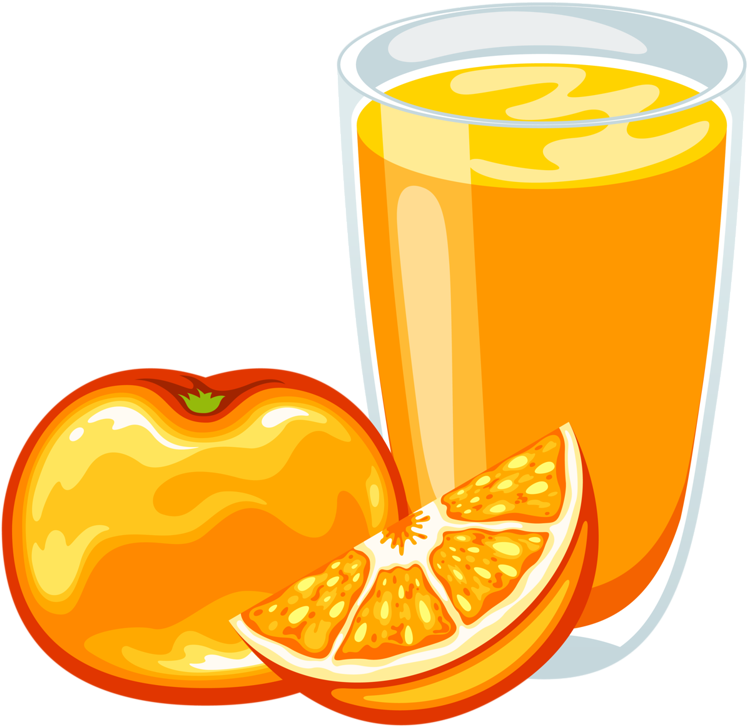 Orange Mango Cartoon Transprent - Juice Cartoon Png Clipart (793x800), Png Download