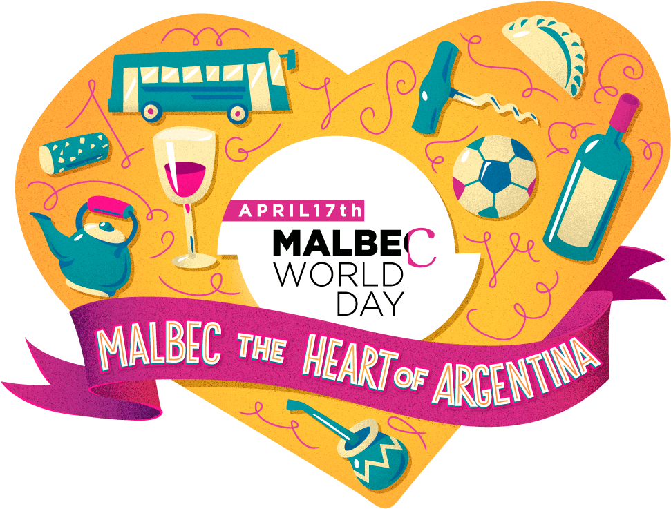 Relying On My Palate - Malbec World Day Clipart (1191x842), Png Download