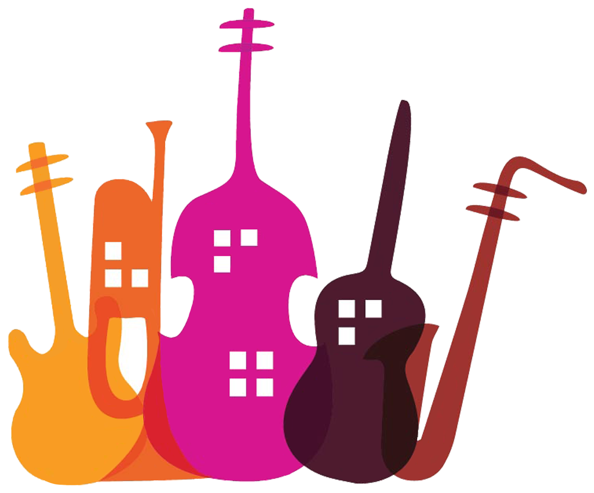 Street Music Clipart - Png Download (2039x1698), Png Download