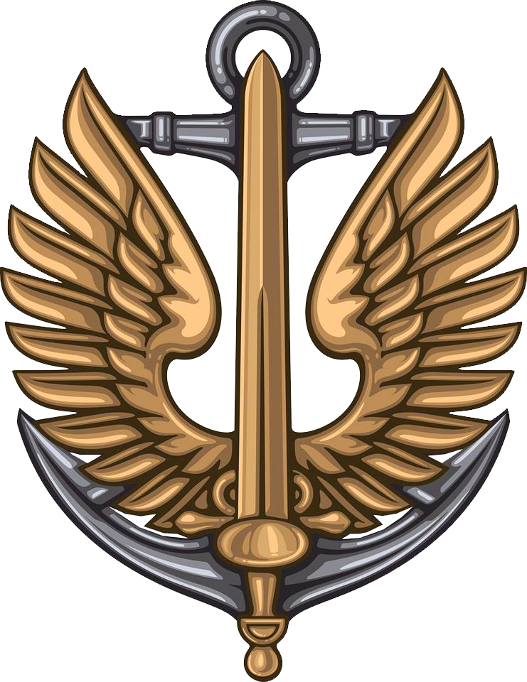 Ukrainian Air Assault Forces Flags Clipart (741x960), Png Download