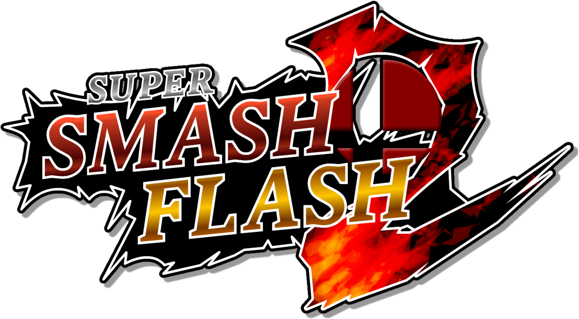 Super Smash Flash 2 Icon Clipart (2000x1113), Png Download