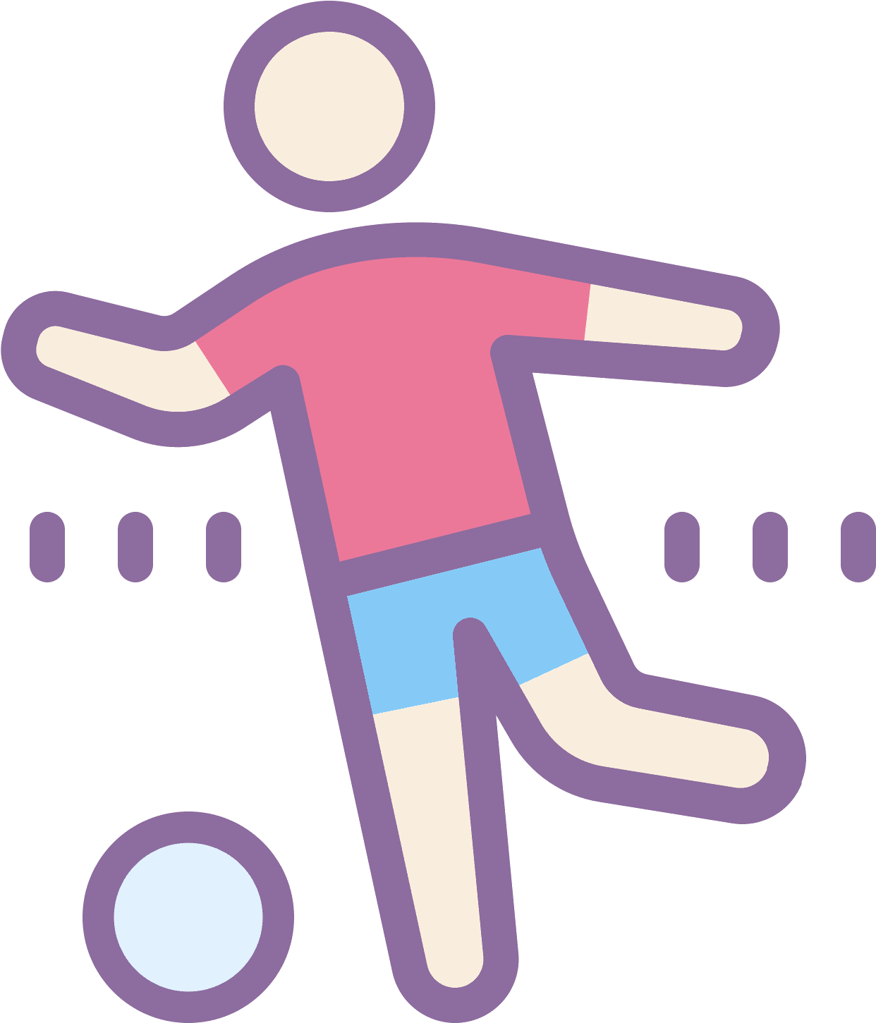 Shows A Silhouette Of A Man On With One Leg Raised - Kicking Foot Icon Png Clipart (1600x1600), Png Download