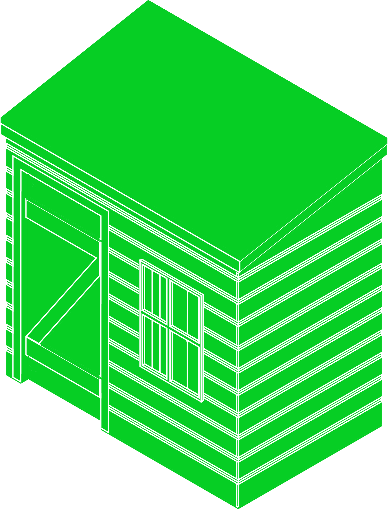 Garden Shed Assembly Clipart (1341x1759), Png Download